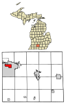 Calhoun County Michigan Incorporated and Unincorporated areas Springfield Highlighted